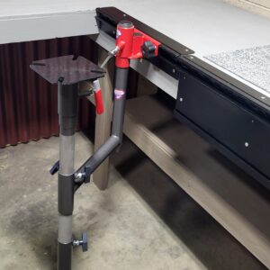 Bench Support Swing Pedestal in Speed Track with plate
