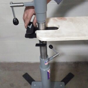 attaching Station Support to telescoping pedestal