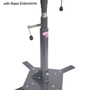 Telescoping Pedestal with base extensions