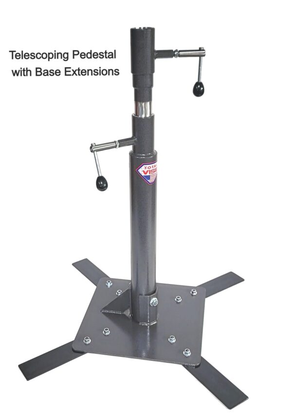 Telescoping Pedestal with base extensions